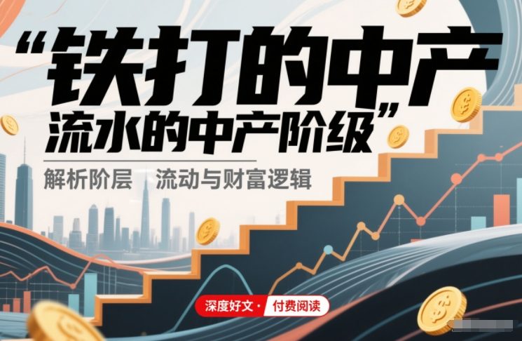 付费文章：铁打的中产，流水的中产阶级 - 冒泡网赚