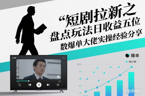 短剧拉新之盘点玩法日收益五位数爆单大佬实操经验分享-紫橙网创项目网