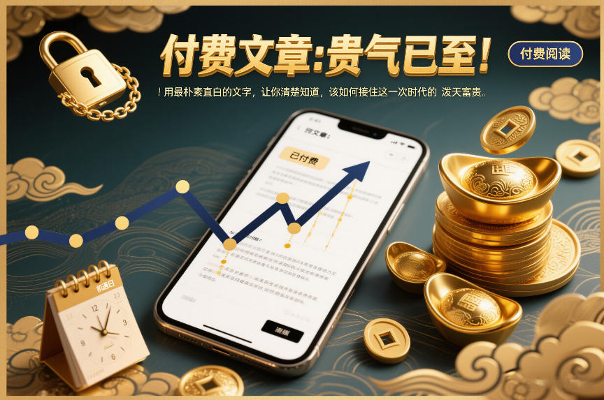 付费文章：贵气已至！用最朴素直白的文字，让你清楚知道，该如何接住这一次时代的泼天富贵-紫橙网创项目网