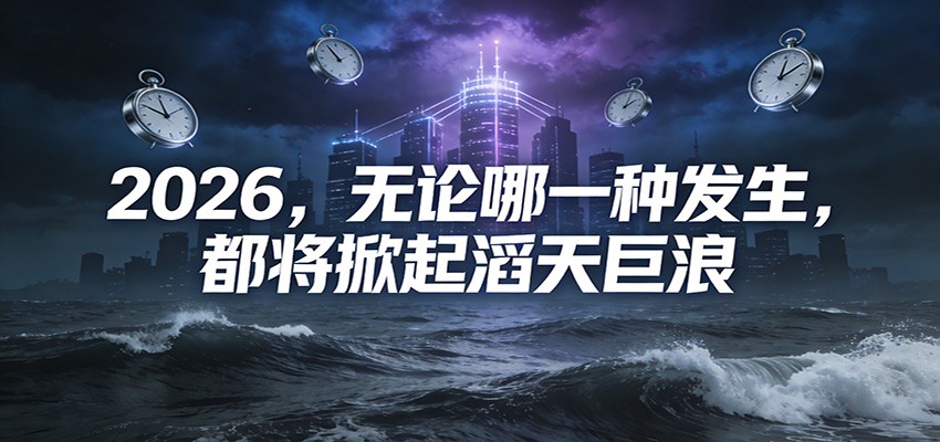 公众号付费文章:2026,无论哪一种发生,都将掀起滔天巨浪-紫橙网创项目网