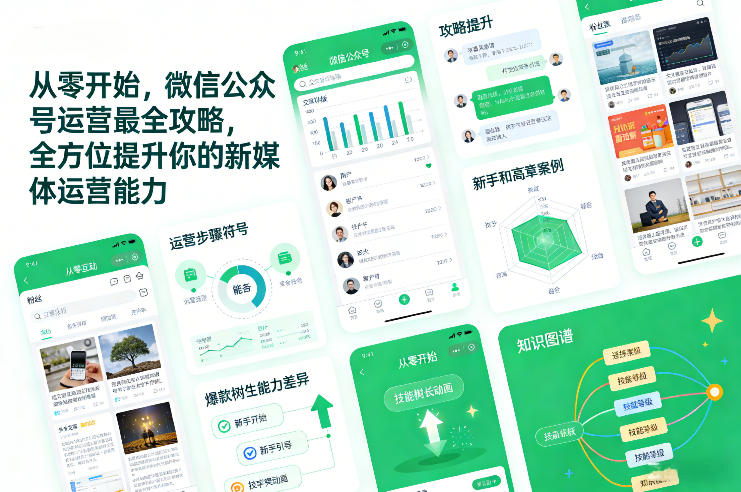 从零开始，微信公众号运营最全攻略，全方位提升你的新媒体运营能力-紫橙网创项目网
