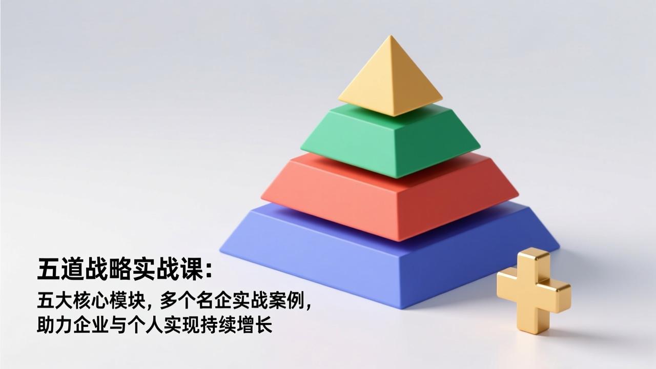 五道战略实战课：五大核心模块，多个名企实战案例，助力企业与个人实现持续增长-紫橙网创项目网