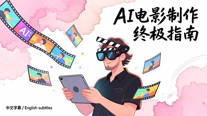 AI电影制作终极指南：从创意到成片，系统掌握智能影视全流程实战课（中英字幕）-紫橙网创项目网