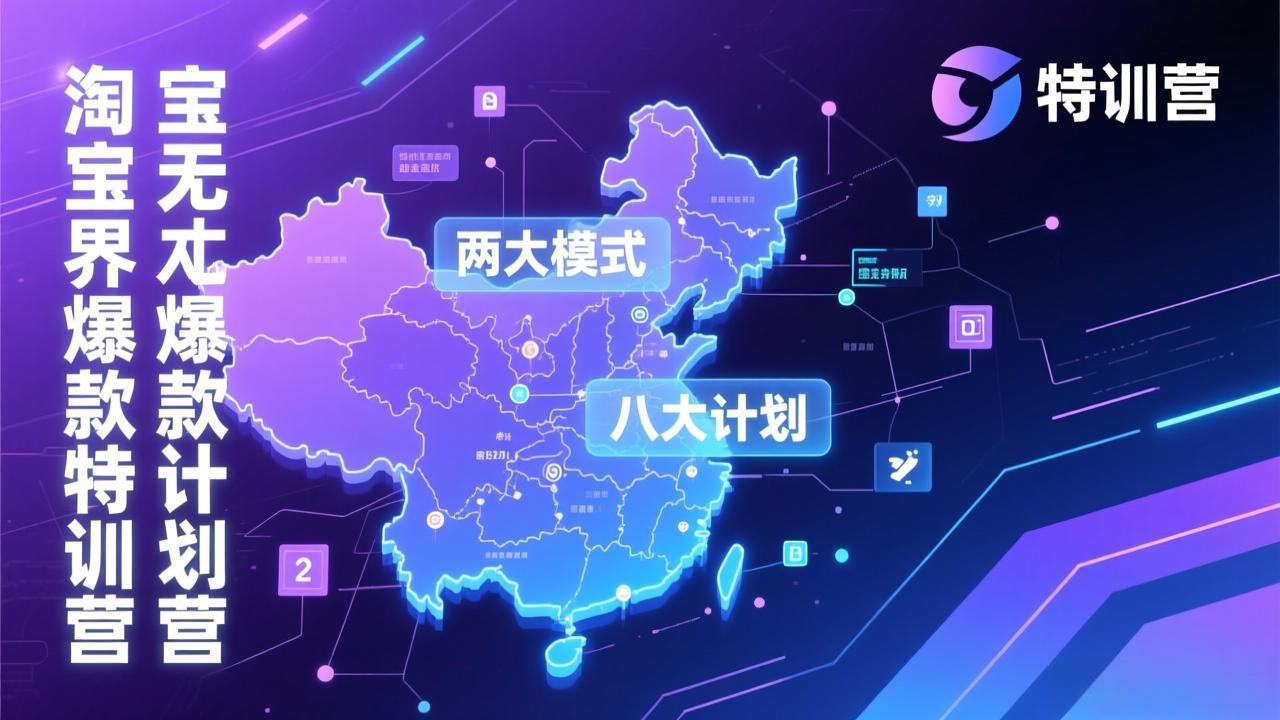 淘宝无界爆款训练营：2026年1月杭州线下高端集训课，3天构建两大模式八大计划体系-紫橙网创项目网