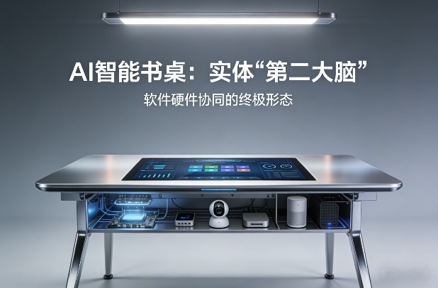 AI智能书桌搭建，构建你的实体“第二大脑”，软件硬件协同的终极形态-紫橙网创项目网