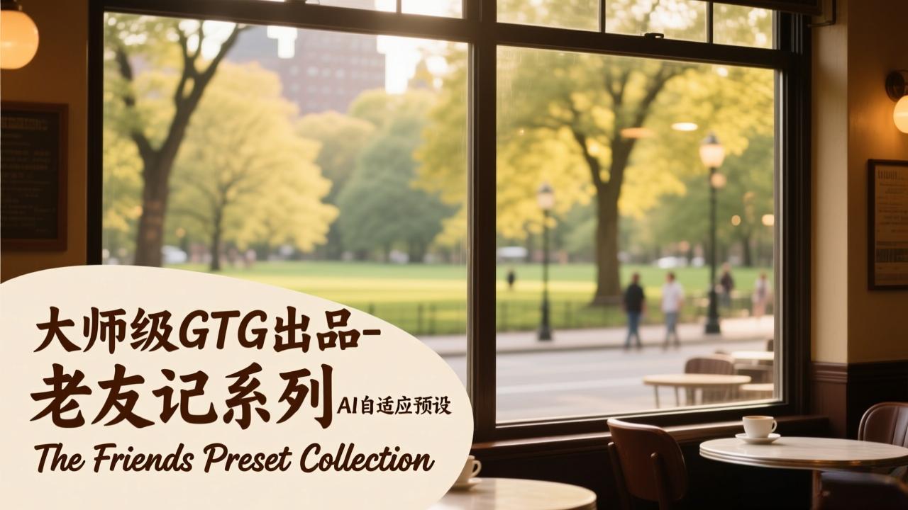 大师级GTG出品-老友记系列AI自适应预设The Friends Preset Collection-紫橙网创项目网