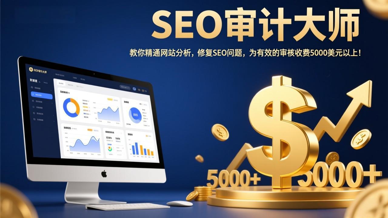SEO审计大师：教你精通网站分析，修复SEO问题，为有效的审核收费5000美元以上！-紫橙网创项目网