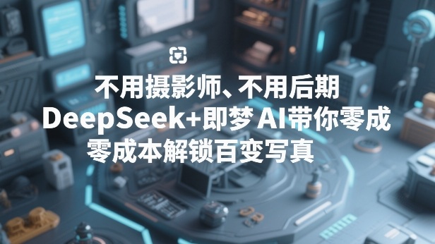 不用摄影师、不用后期，DeepSeek+即梦AI带你零成本解锁百变写真！-紫橙网创项目网