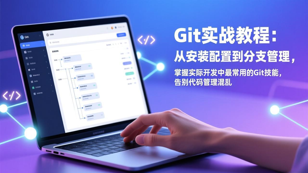 Git实战教程：从安装配置到分支管理，掌握实际开发中最常用的Git技能，告别代码管理混乱-紫橙网创项目网