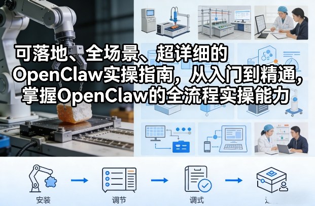 可落地、全场景、超详细的OpenClaw实操指南，从入门到精通，掌握OpenClaw的全流程实操能力-紫橙网创项目网