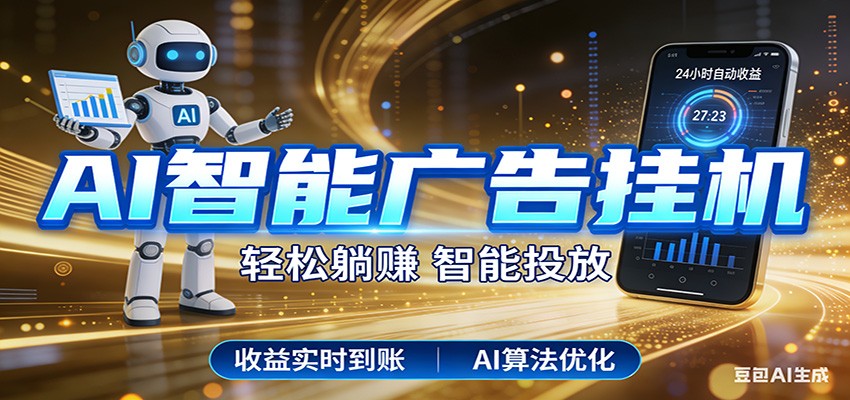 智能广告挂机新时代,利用碎片化时间实现稳定被动收益,AI帮你持续盈利-紫橙网创项目网