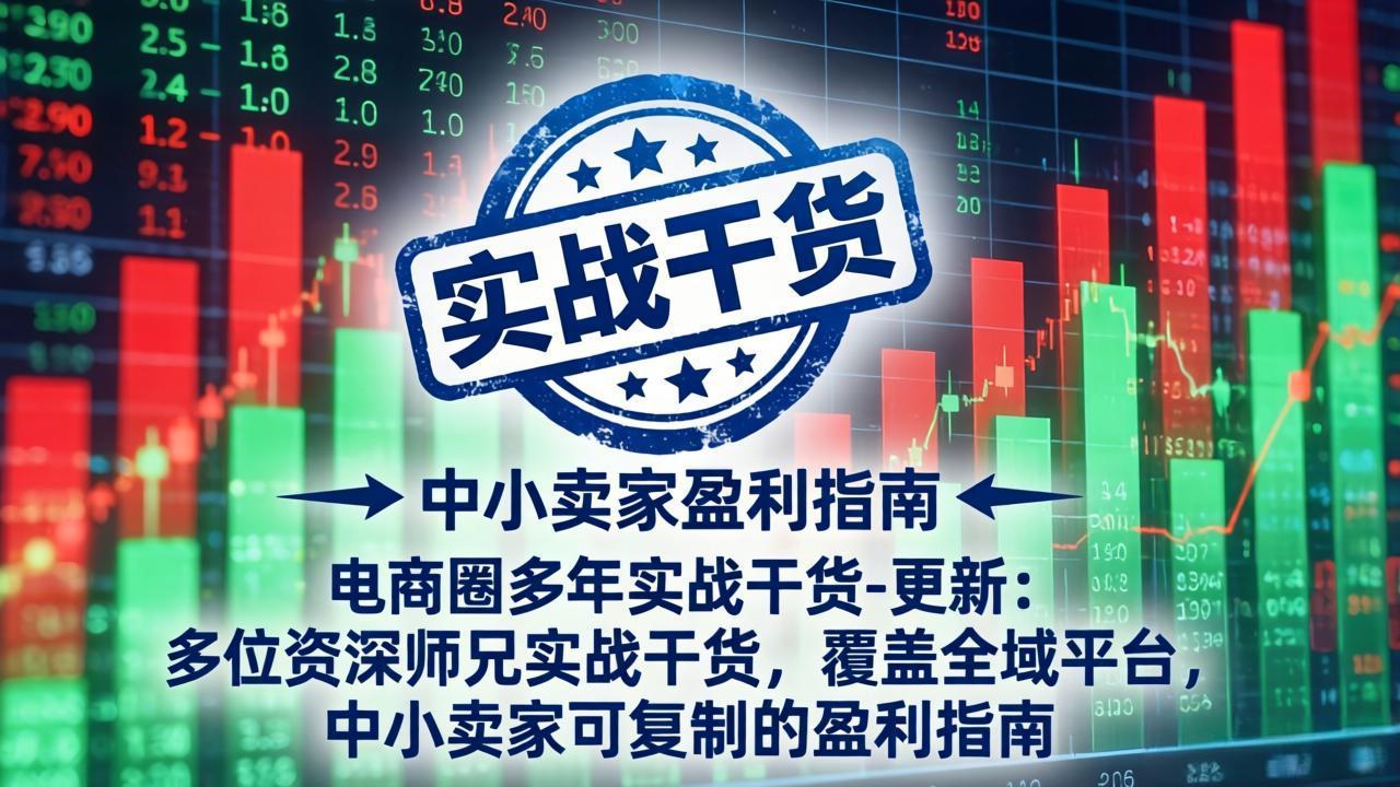 电商圈多年实战干货-更新4月：多位资深师兄实战干货，覆盖全域平台，中小卖家可复制的盈利指南-紫橙网创项目网