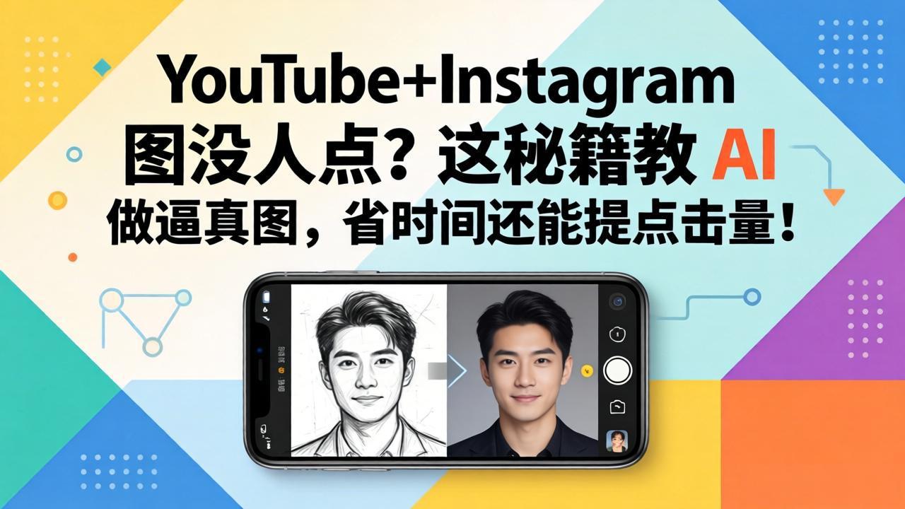 YouTube+Instagram 图没人点？这秘籍教 AI 做逼真图，省时间还能提点击量-紫橙网创项目网