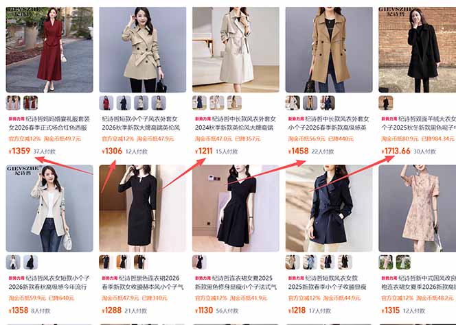 【超强副业】淘宝超高价女装项目：1单赚1000多，可工作室放大（共52节）