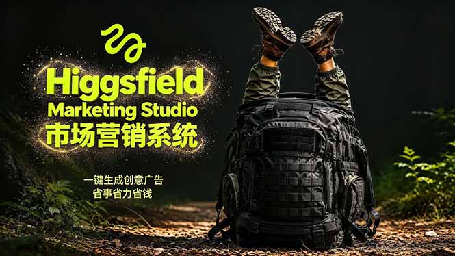 AI广告工作流实战:从脚本到画面用Higgsfield完成,商家也能做品牌视频,省万元成本!附提示词-紫橙网创项目网