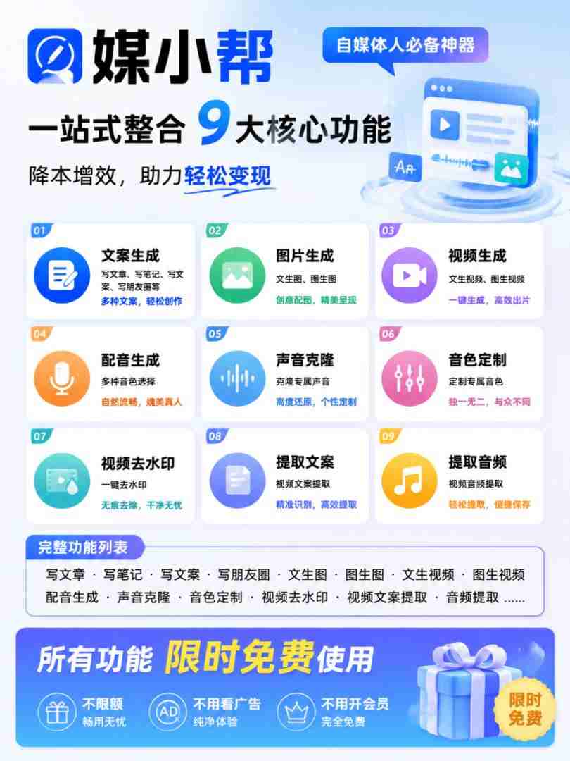 干货！5分钟教你搭建一款《自媒体万能工具箱》，自用引流都不错