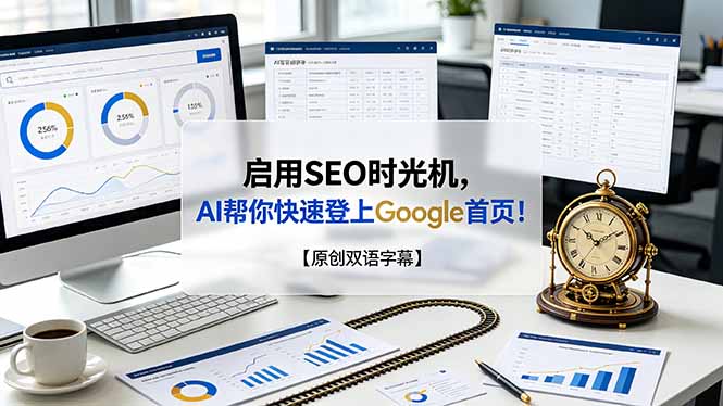 启用SEO时光机,AI帮你快速登上Google首页!【原创双语字幕】-紫橙网创项目网