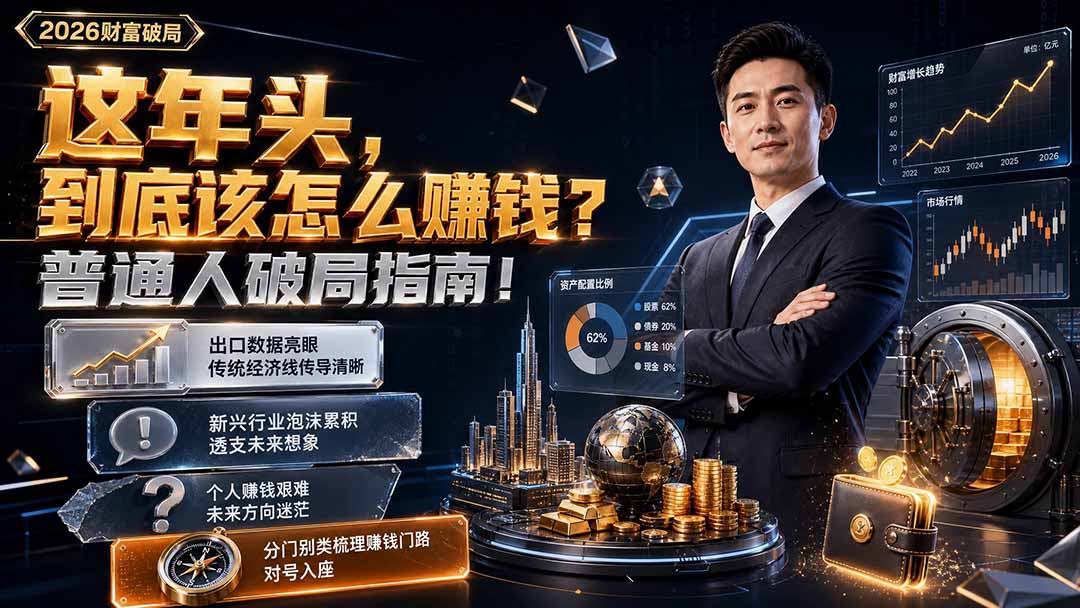 付费文章：这年头，到底该怎么赚钱？普通人破局指南！-紫橙网创项目网