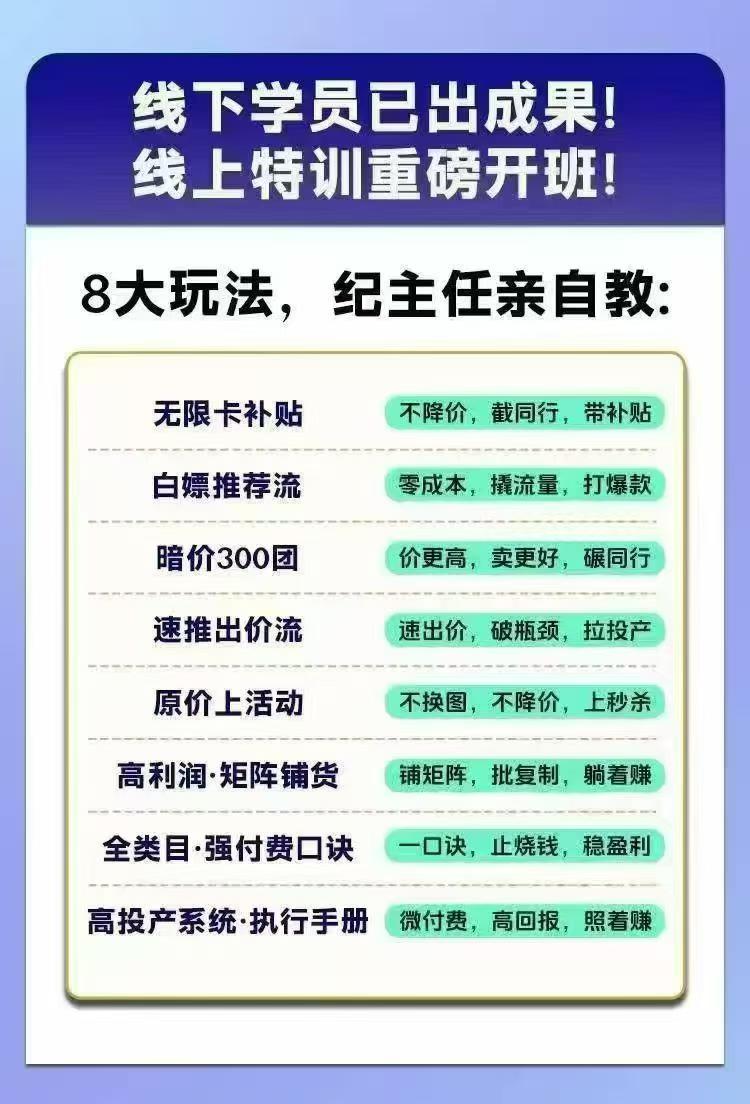 拼多多实战特训营(更新2026年)：不管是新手入门或老商家冲量，都有实操方法，跟着学，少走弯路