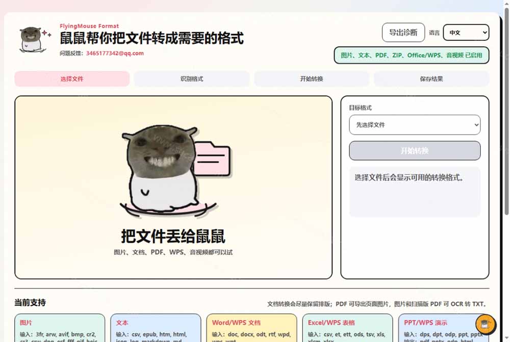 鼠鼠这次我立功啦！Windows格式问题不要慌，开源鼠鼠格式转换工具来帮忙，Github热门宝藏工具